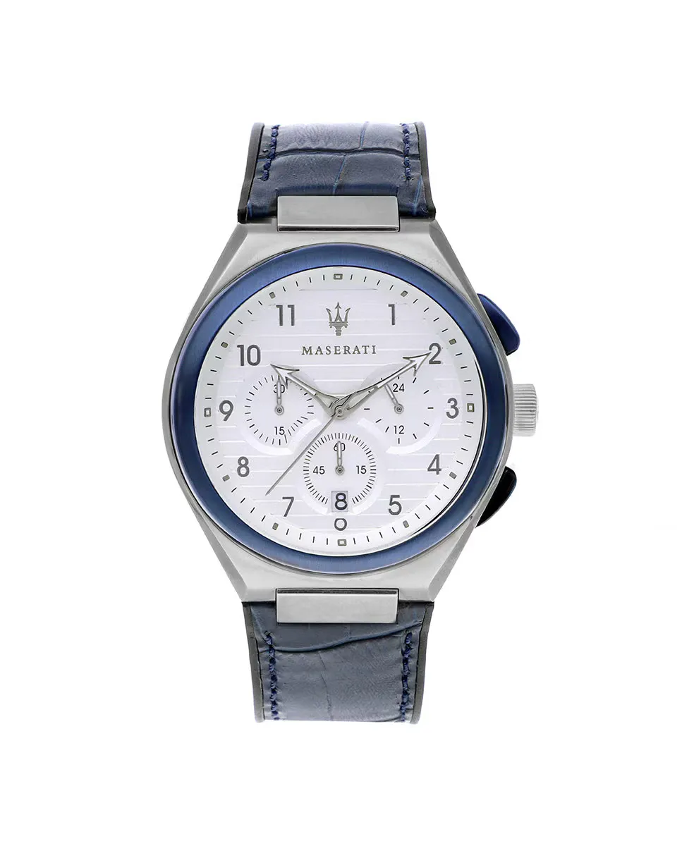

Мужские часы R8871639001 силиконовые с синим ремешком Maserati, синий