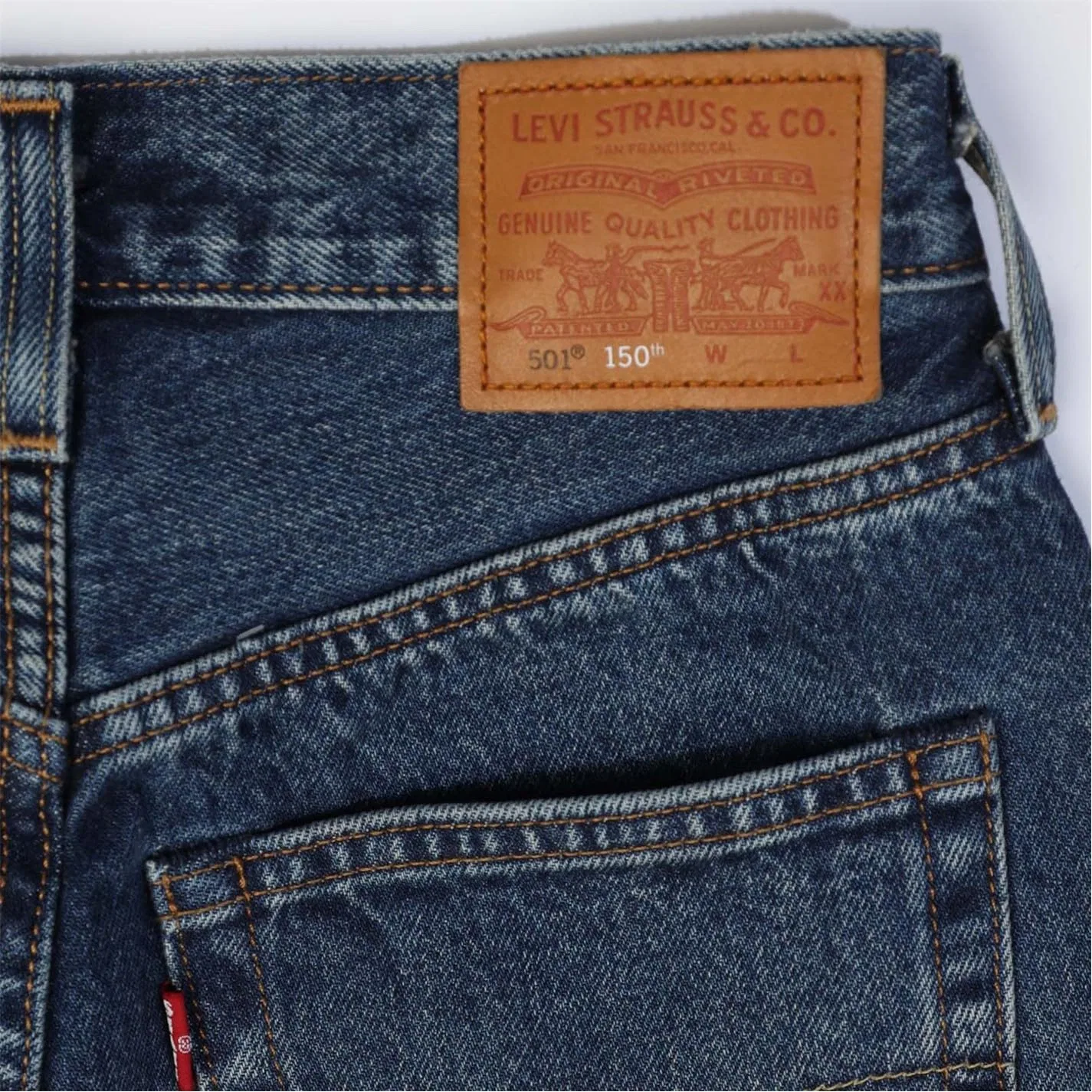 Женские джинсы 501 Levi's, Gold Digging — фото 4