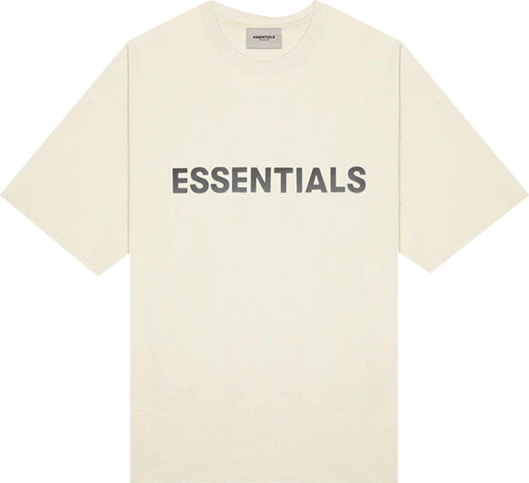 

Футболка Fear of God Essentials T-Shirt 'Cream', кремовый, Бежевый, Футболка Fear of God Essentials T-Shirt 'Cream', кремовый
