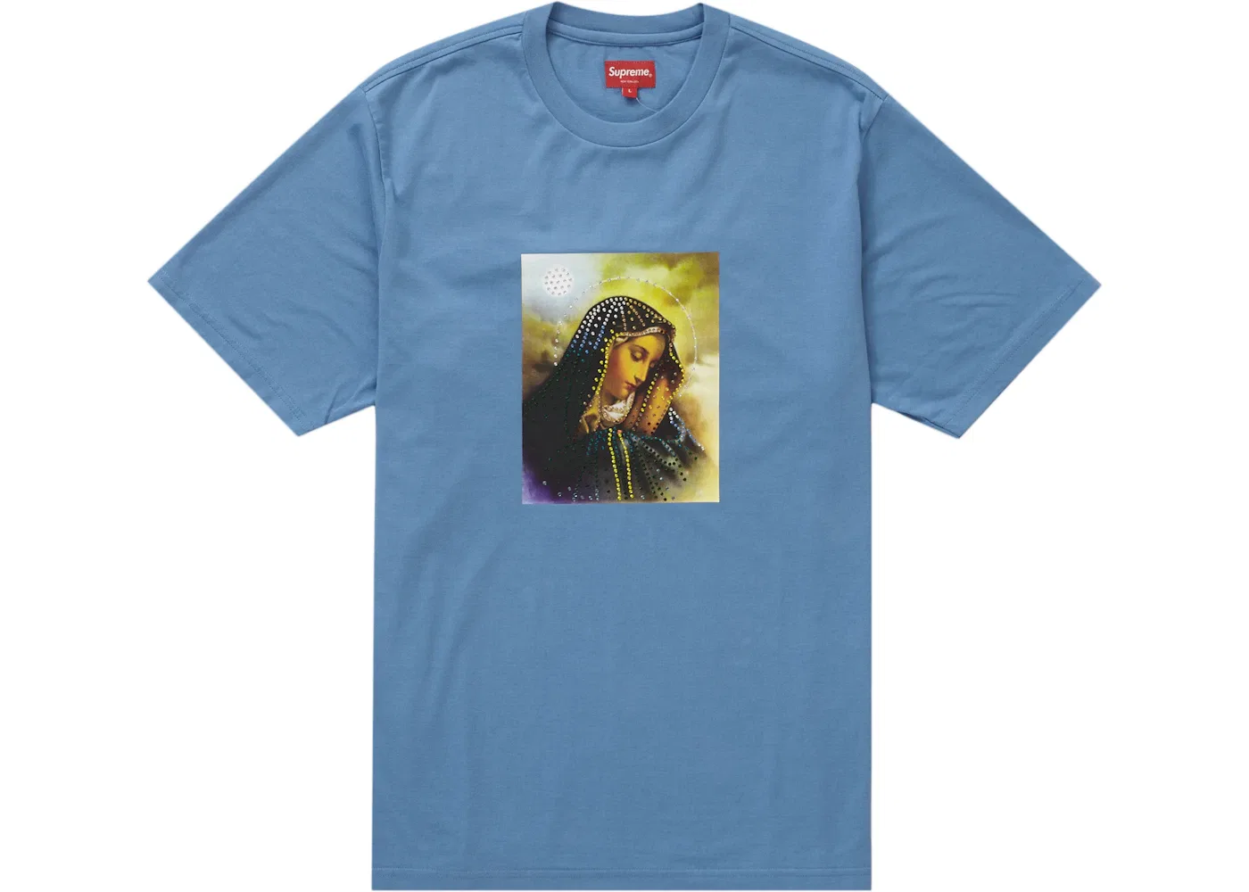 Мужская футболка с принтом Supreme Top, Light Royal