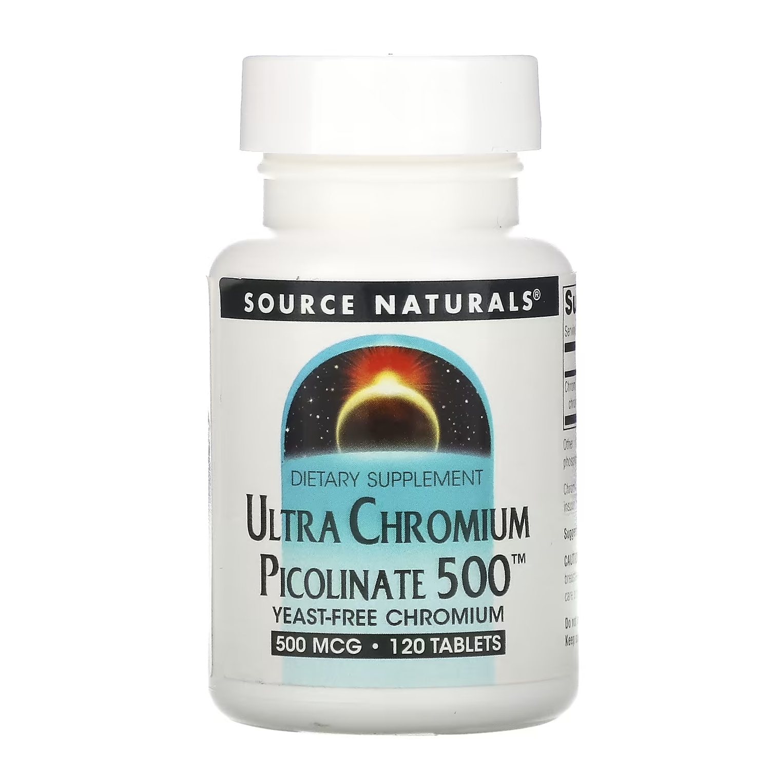 

Source Naturals ультра пиколинат хрома 500 500 мкг, 120 таблеток