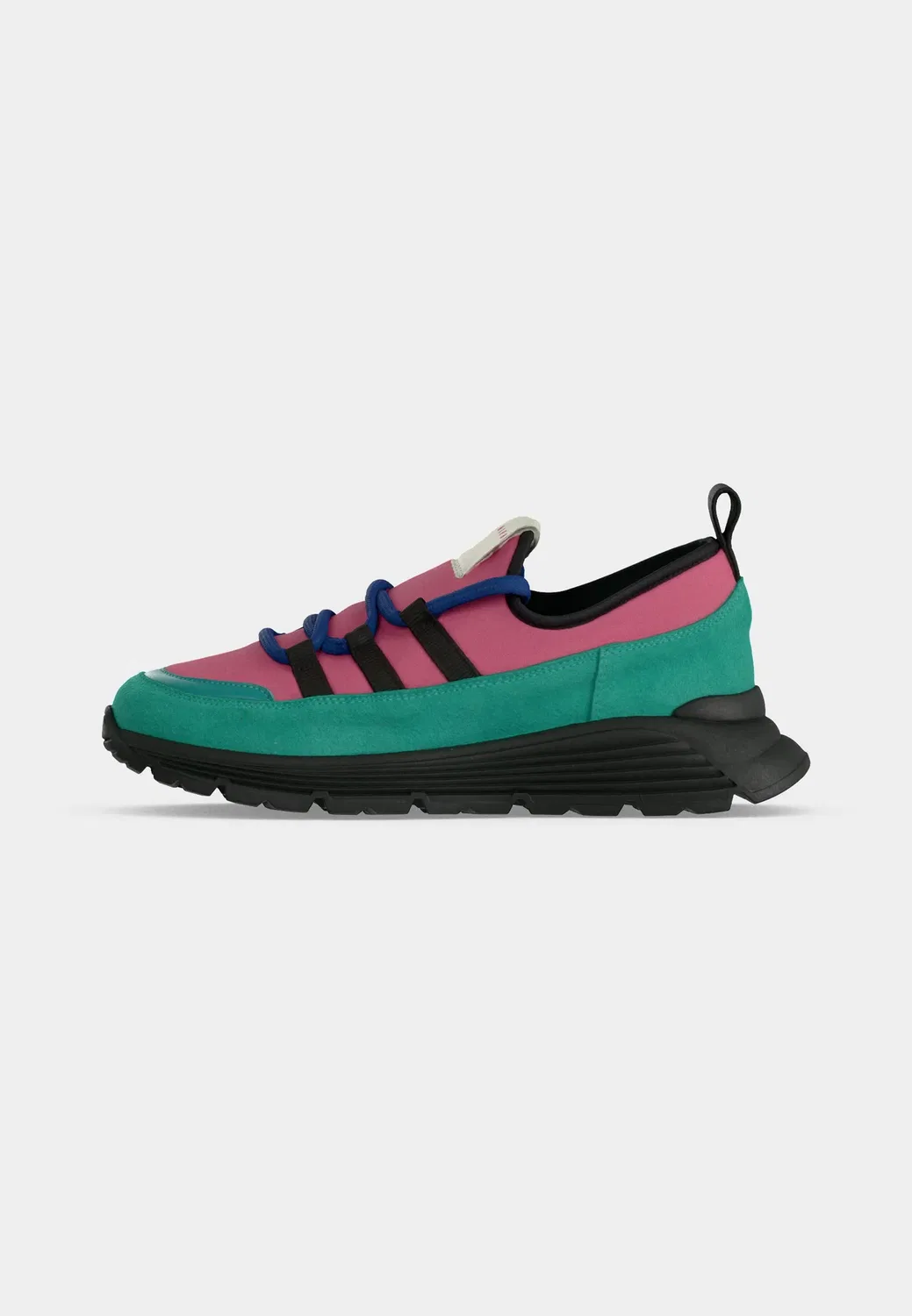 Унисекс - кроссовки Marni, Pink/Green/Black/Blue — фото 2