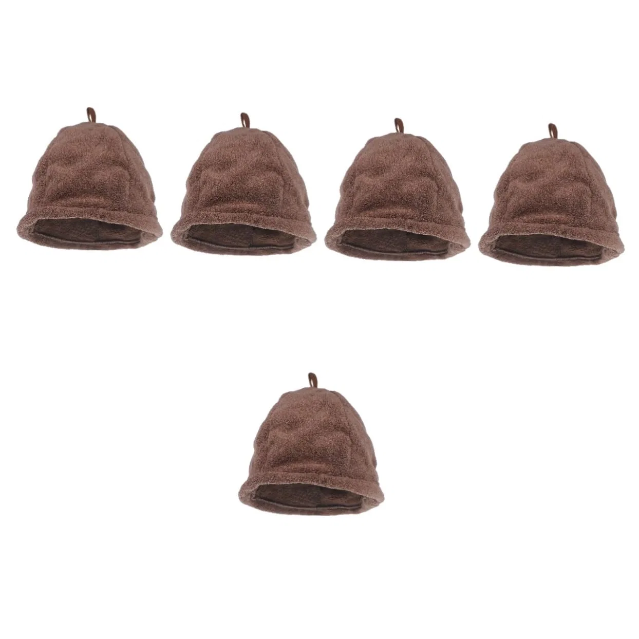 Шапочка для душа Minkissy, 5 шт, 31x22x3 см, Kaffee