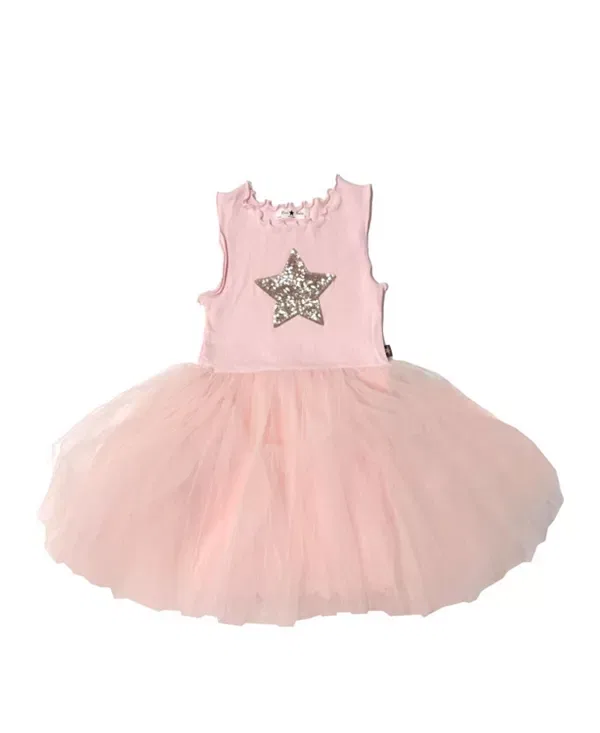 Детское платье для девочек с принтом Tutu Dress Petite Hailey, Peach
