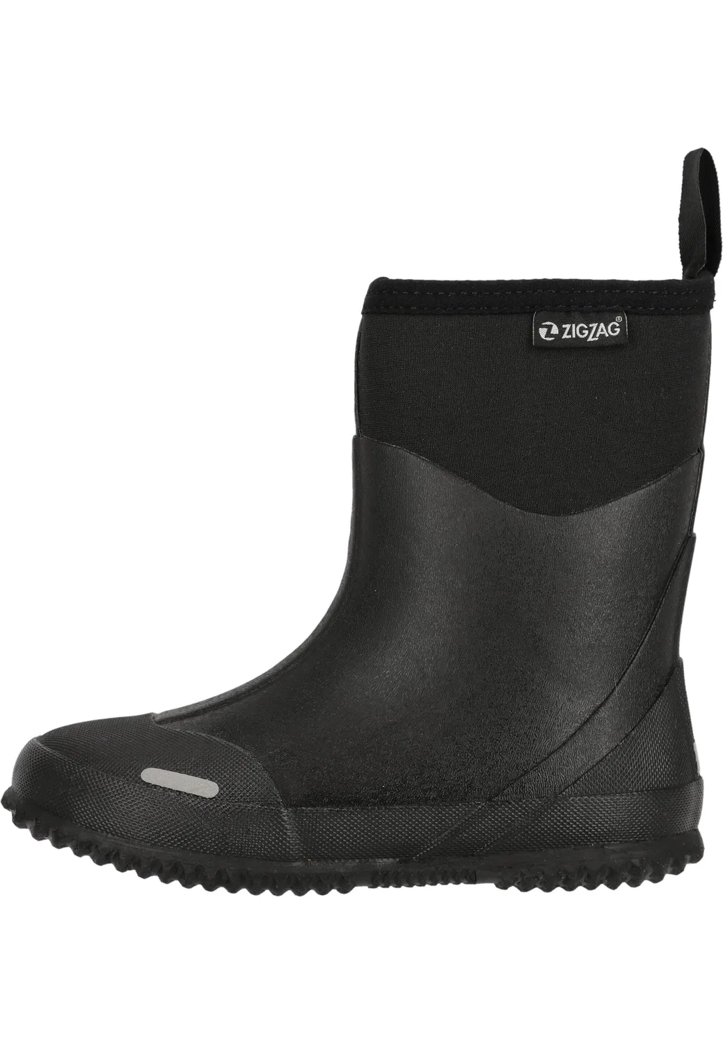 Детские сапоги резиновые с неопреном Gummistiefel Neopren Rubber Boot Zigzag, Schwarz