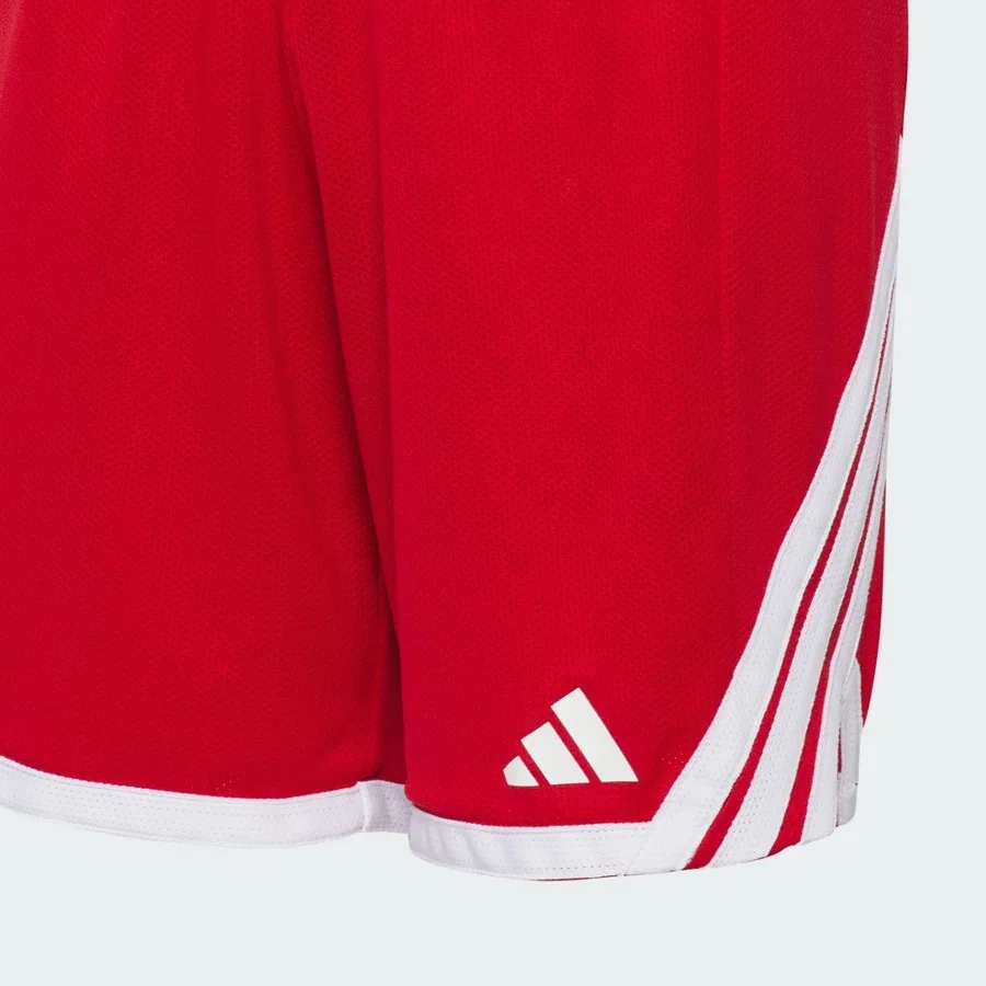 Детские шорты с принтом EVRYDAY PRO S adidas, Красный — фото 3