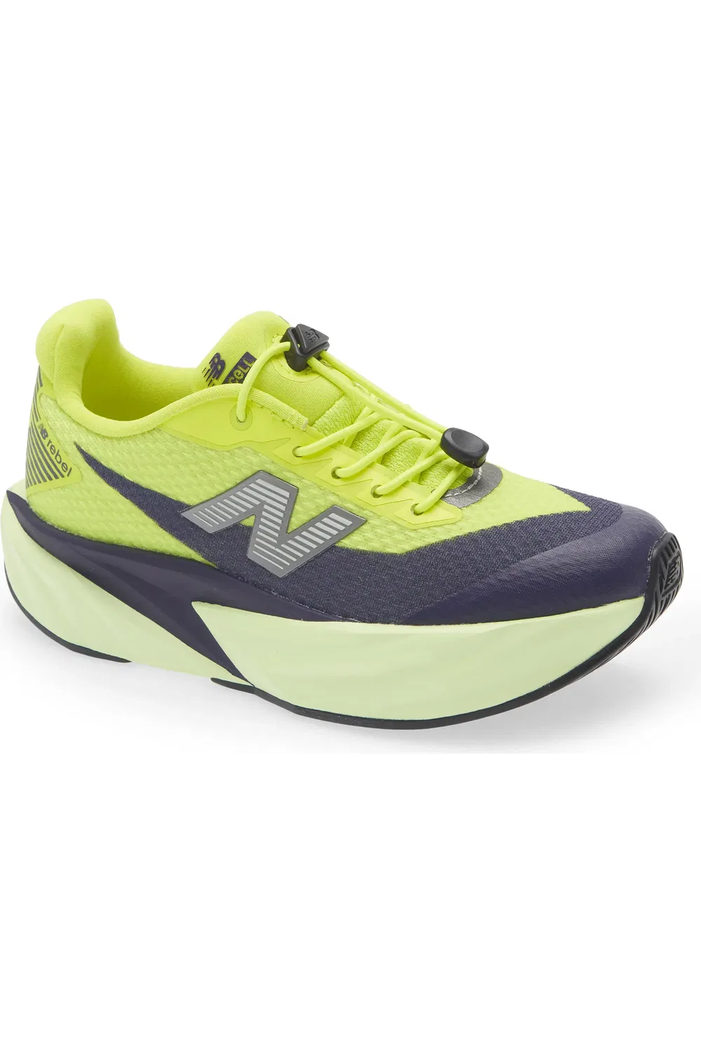 Детские кроссовки повседневные FuelCell Rebel New Balance, Alkaline Green/Boysenberry