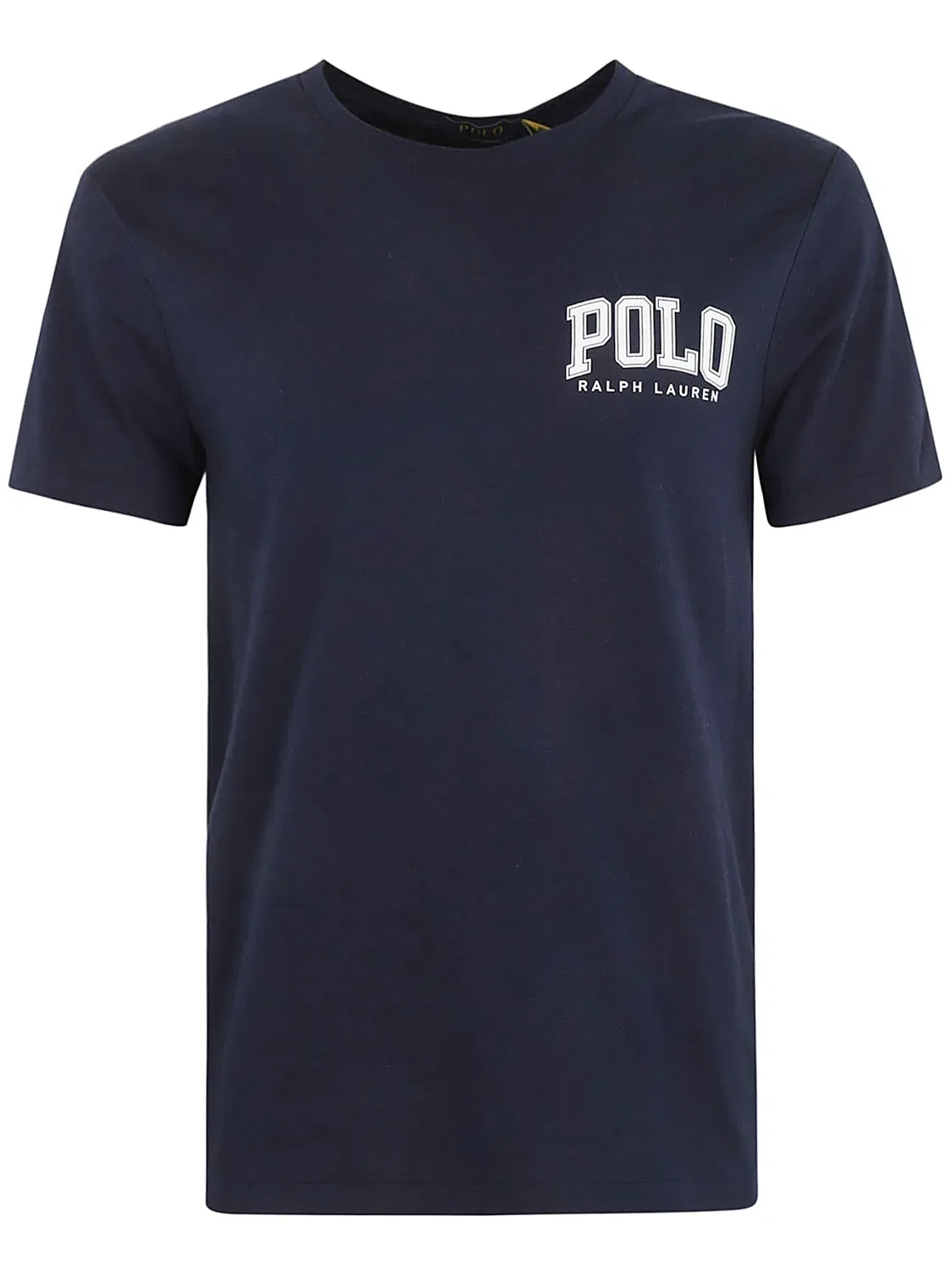 Футболка с логотипом из хлопка Polo Ralph Lauren, темно-синий