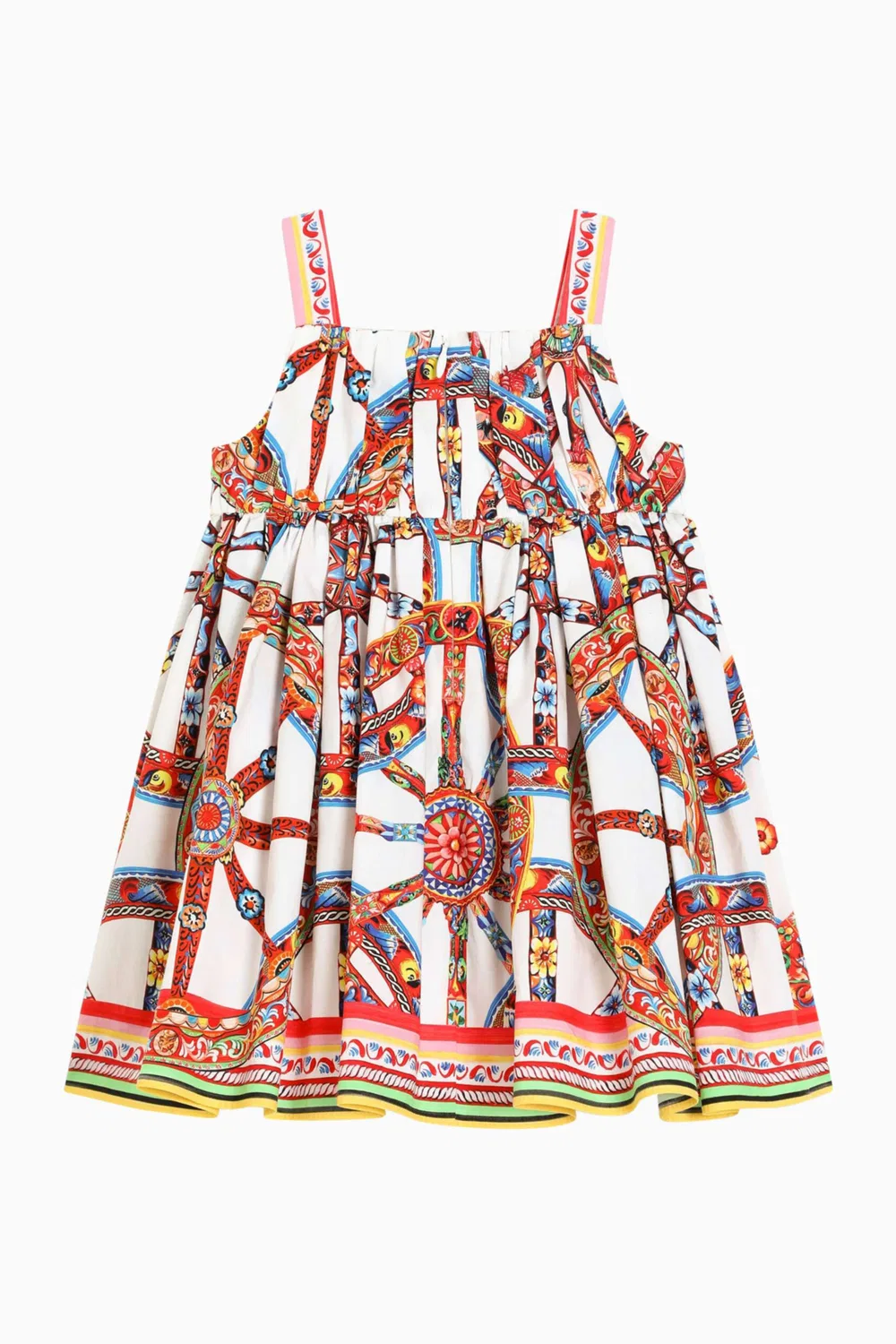 Платье с принтом Carretto Dolce & Gabbana