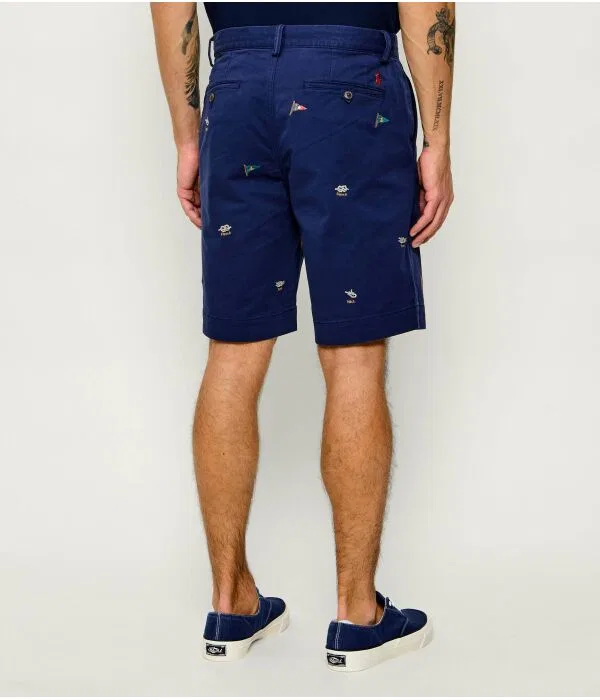 Мужские шорты чинос Bedford Polo Ralph Lauren, Blu Marino — фото 4