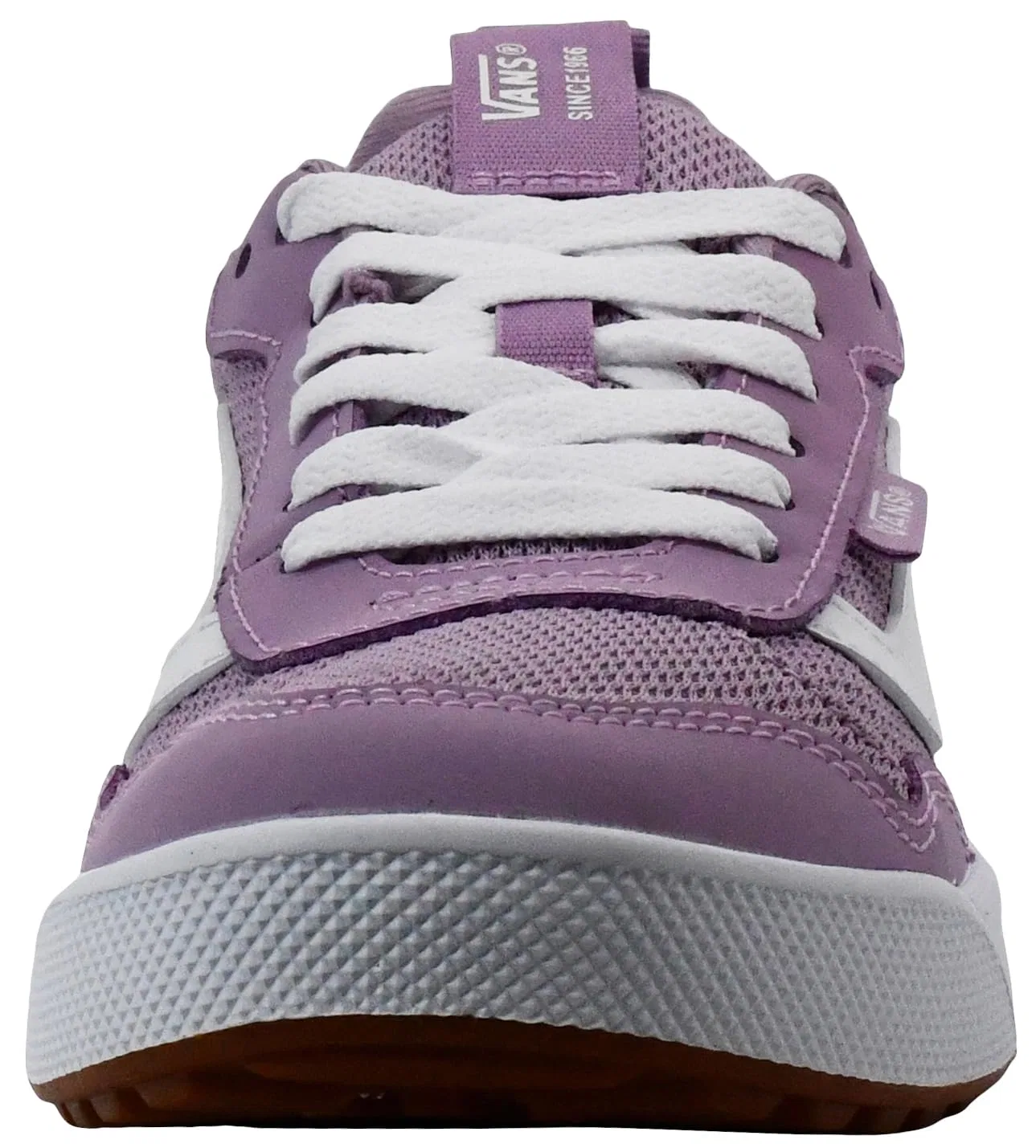 Детские кроссовки на шнуровке Vans, Mesh Lavender Mist — фото 2