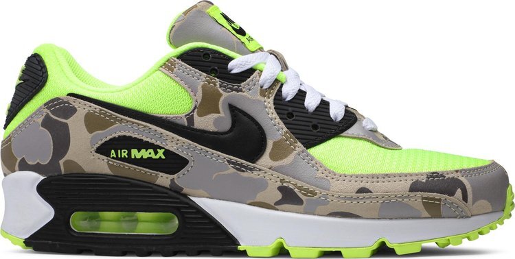 

Кроссовки Nike Air Max 90 'Green Camo', зеленый