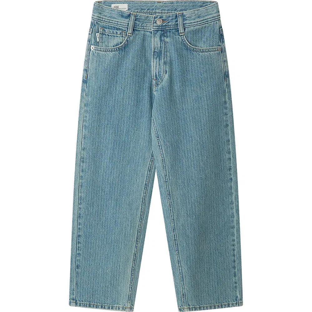 Детские джинсы для мальчиков свободного кроя Pepe jeans Loose Dan Stripe, Blue