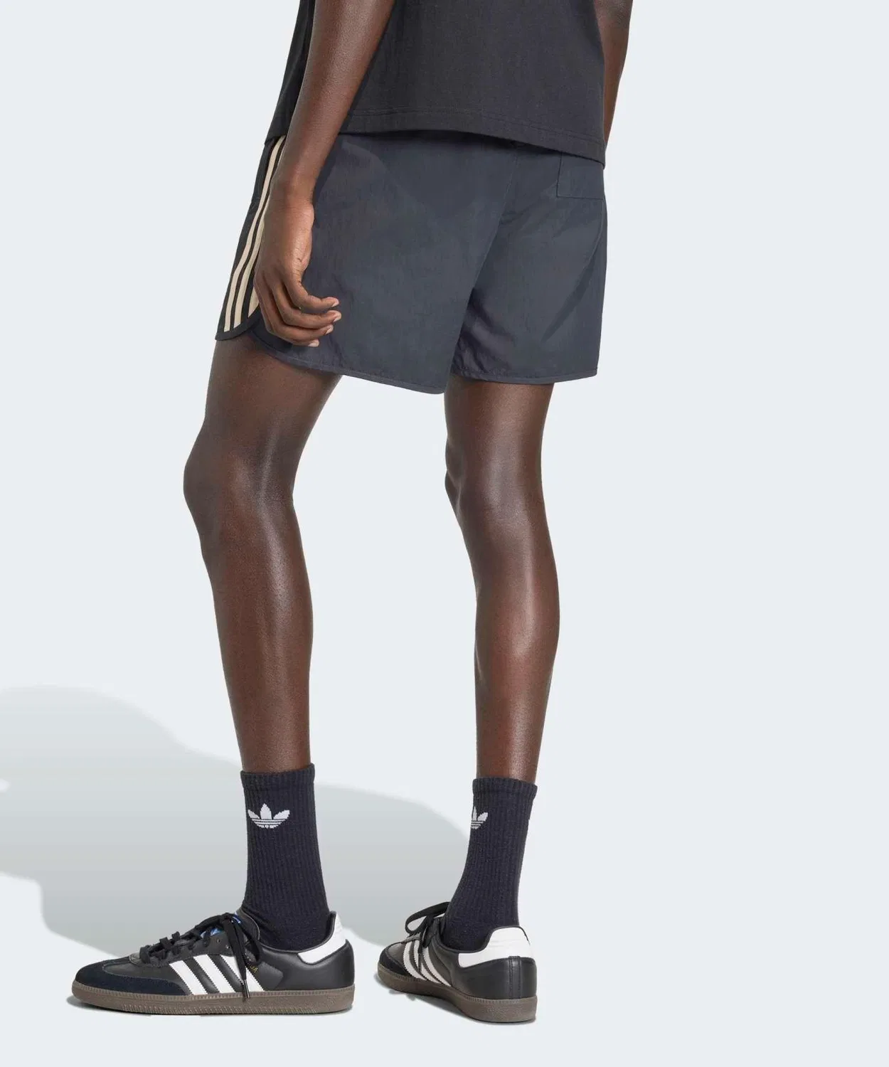 Мужские шорты с кулиской Sprinter Adidas Originals, Black — фото 2
