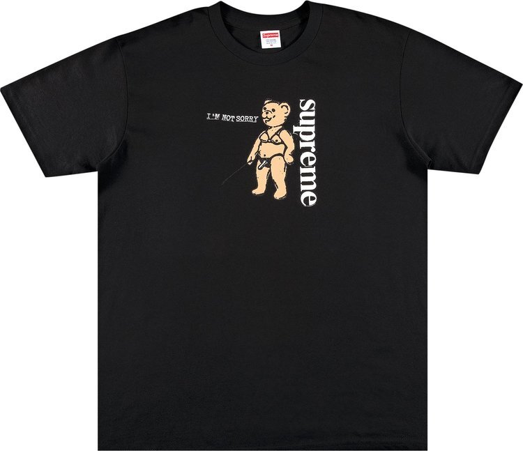 

Футболка Supreme Not Sorry Tee 'Black', черный