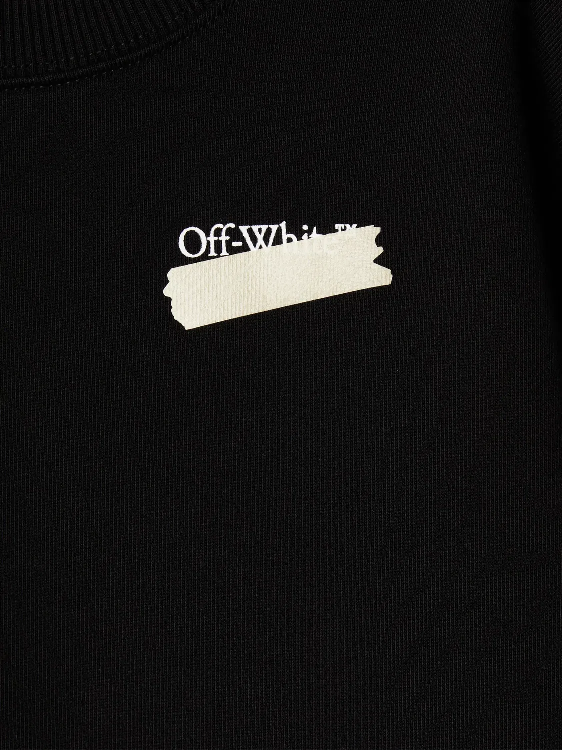 OFF-WHITE Свитшот Arrow-print Черный — фото 2