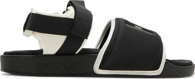 Сандалии Adidas Pharrell x Adilette 2.0 Slide 'Black White', черный - фото