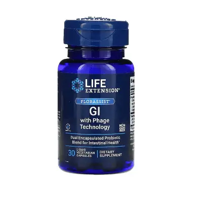 

Florassist Gi с технологией Phage Life Extension, 30 капсул