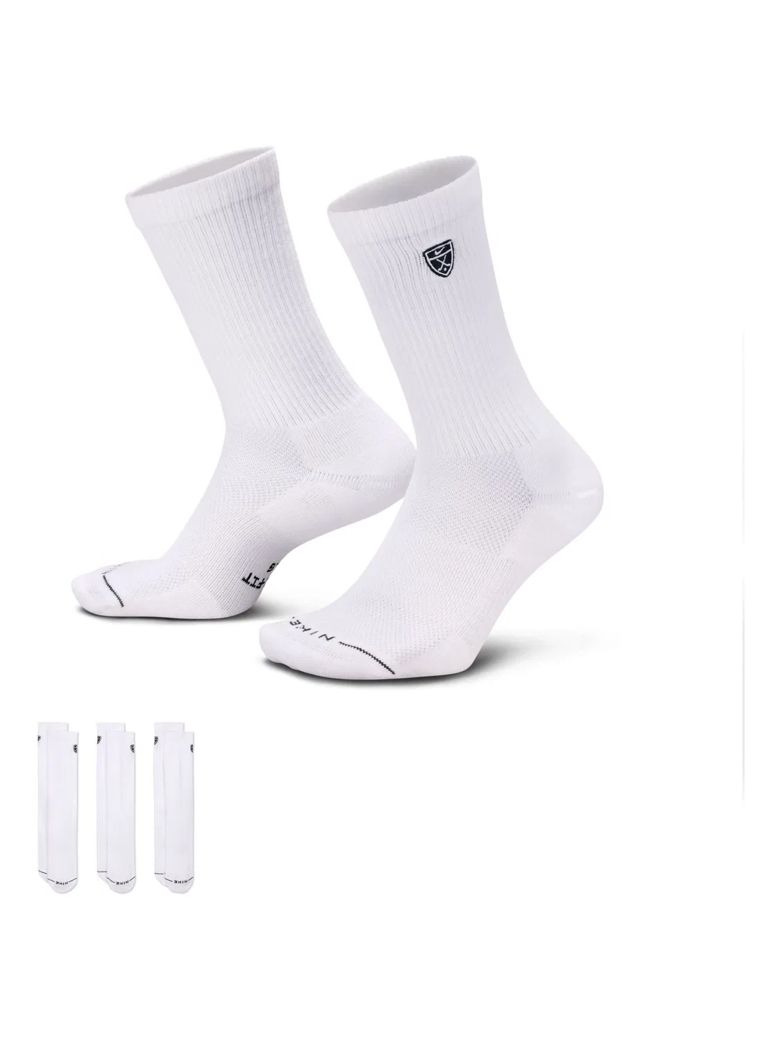 Носки гольф Nike Everyday Elevated Crew, белые