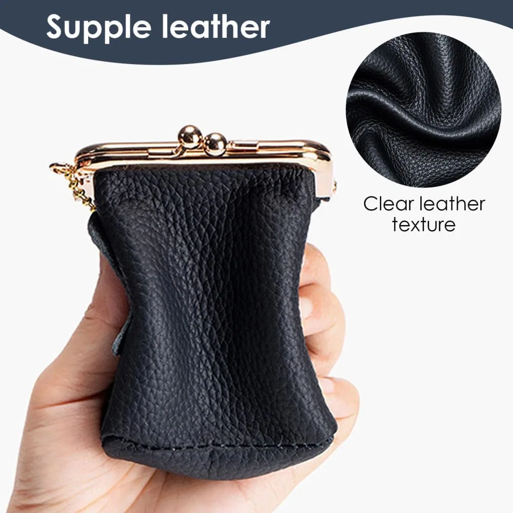 Косметичка Leather Lipstick Bag MiOYOOW, 8x9x4 см, Pink — фото 4