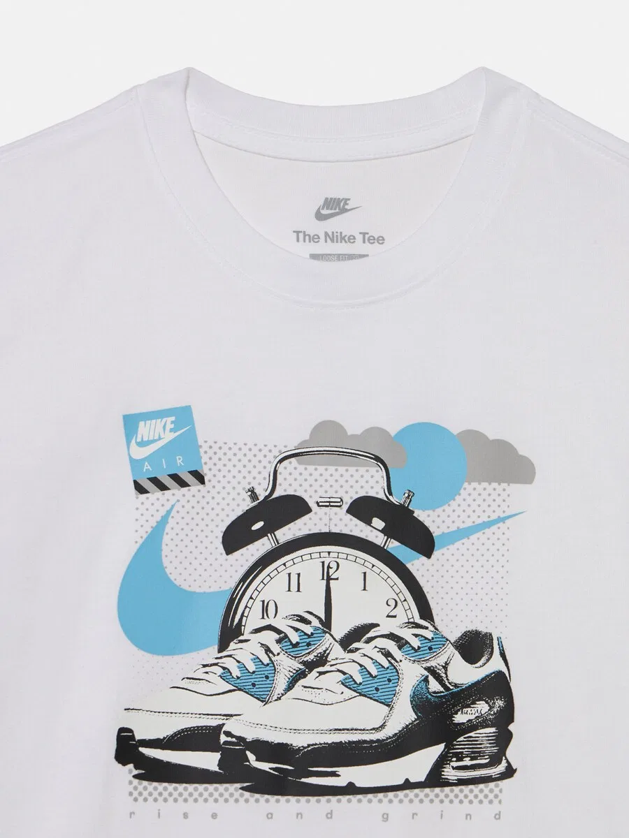 Футболка спортивной одежды Kike Sportswear цвета «слоновая кость» Nike Sportswear — фото 3