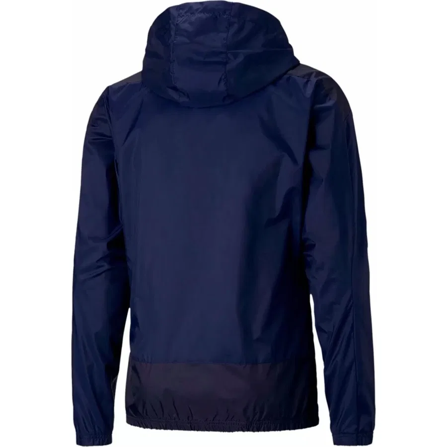 Детская куртка дождевик с принтом Teamgoal 23 Training Rain Jacket Puma, Темно-синий — фото 2