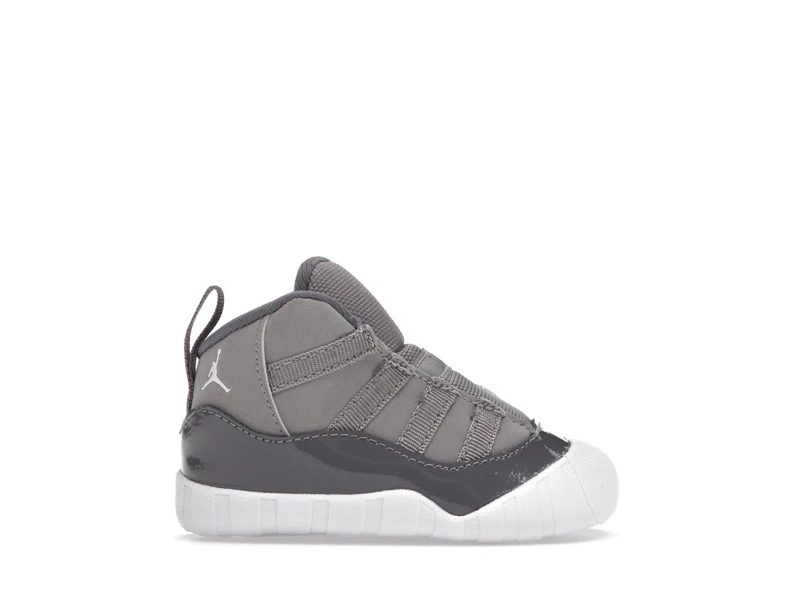 Детские кроссовки Lifestyle с принтом Jordan 11 Retro Crib Bootie Jordan, Medium Grey/Multi-Color/Multi-Color