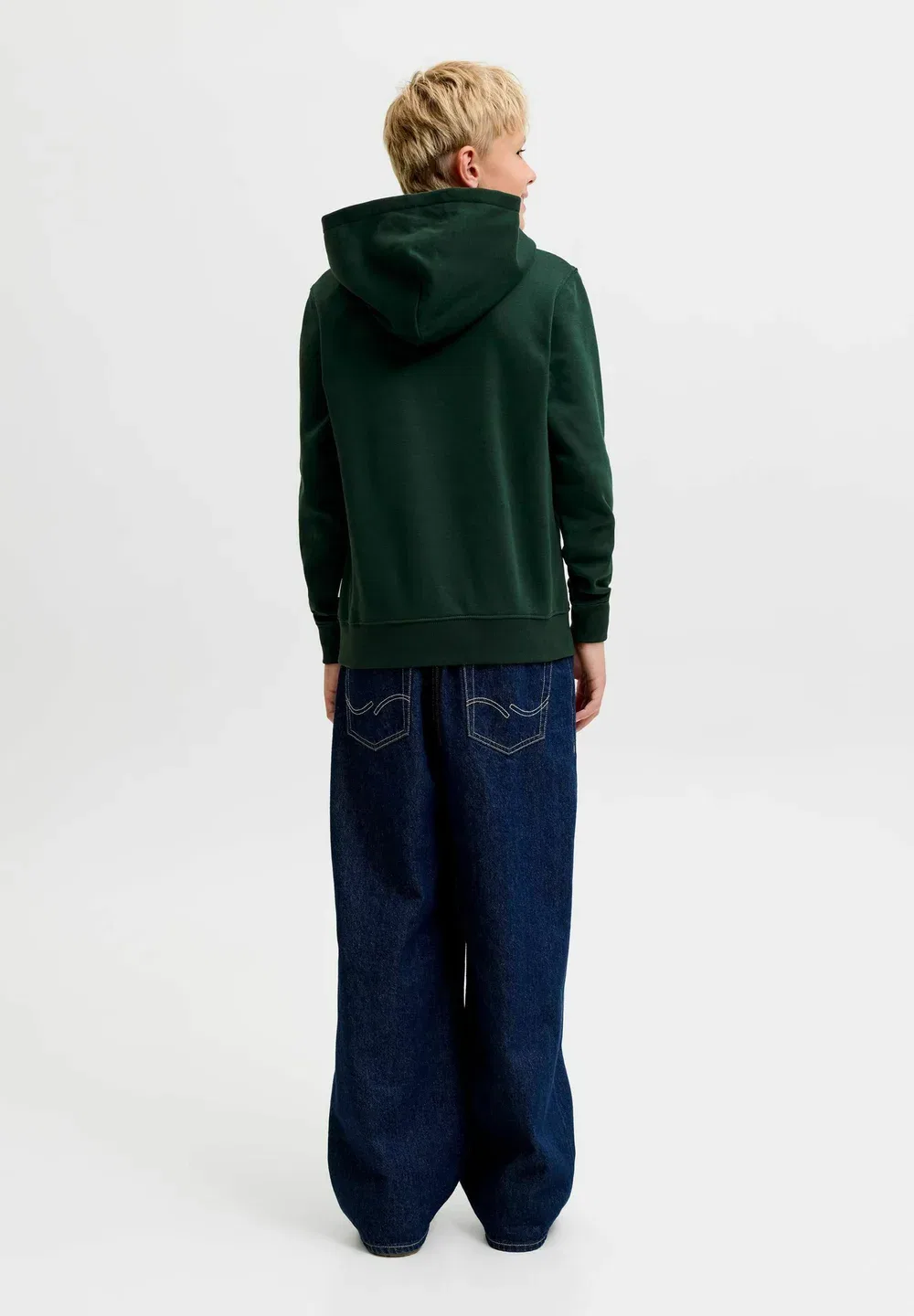 Худи с надписью, худи для подростков - худи Jack & Jones Junior, Pine Grove — фото 3