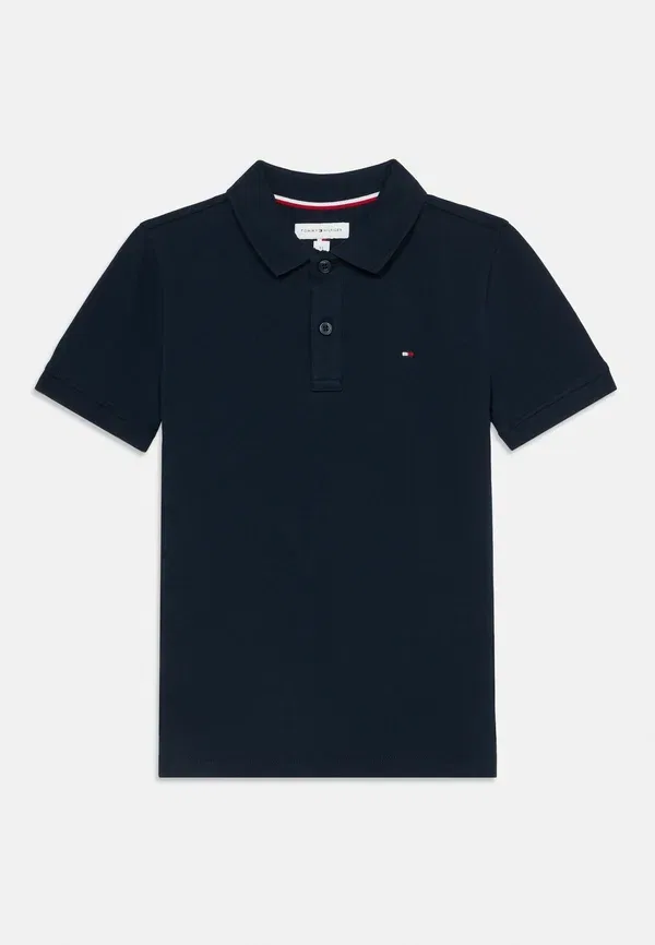Поло хлопковое Tommy Hilfiger, темно-синий — фото 3