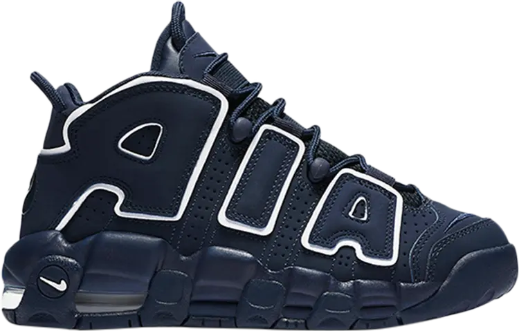 

Кроссовки Nike Air More Uptempo GS 'Navy', синий