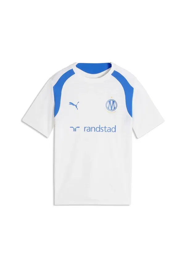 Футболка с влагоотводом Olympique de marseille trainingstrikot unisex Puma, White, Team Royal, белый — фото 4