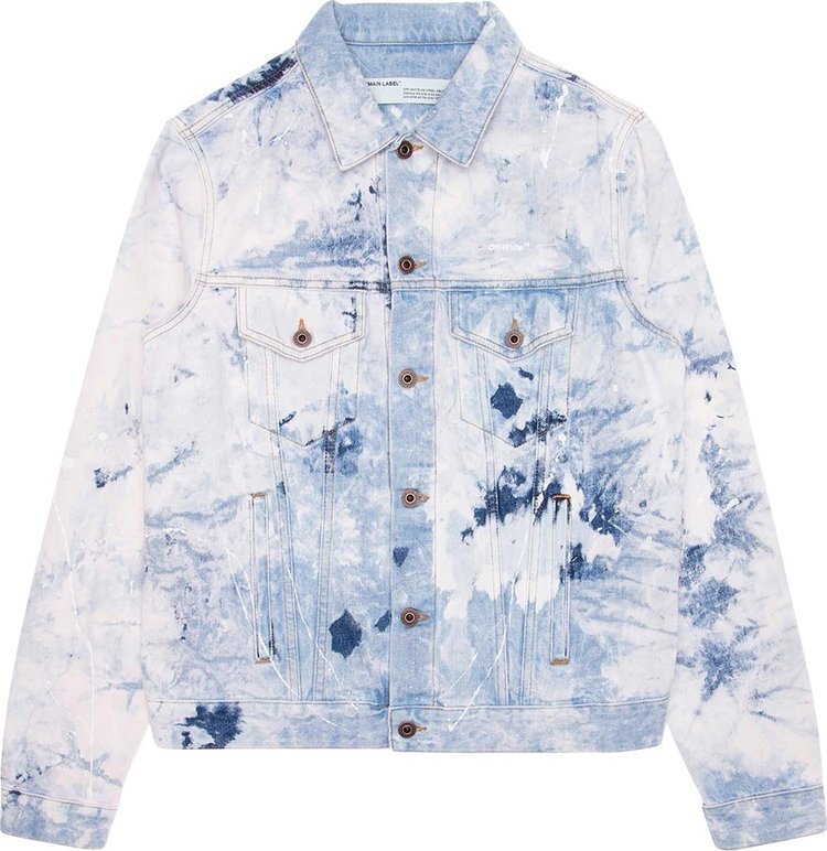 Куртка Off-White Arrow Slim Jeans Jacket 'Multi-Color', разноцветный