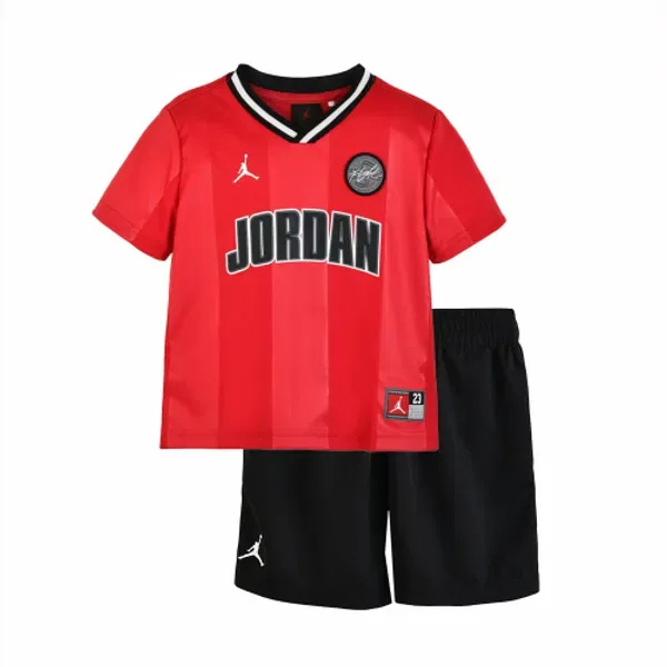 Спортивный костюм из сетки с логотипом Jordan, Playkizpro, черный