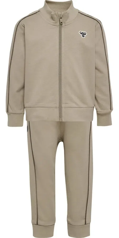 Спортивный костюм детский с логотипом Hmlmini CO Reg Track Suit Hummel, хаки