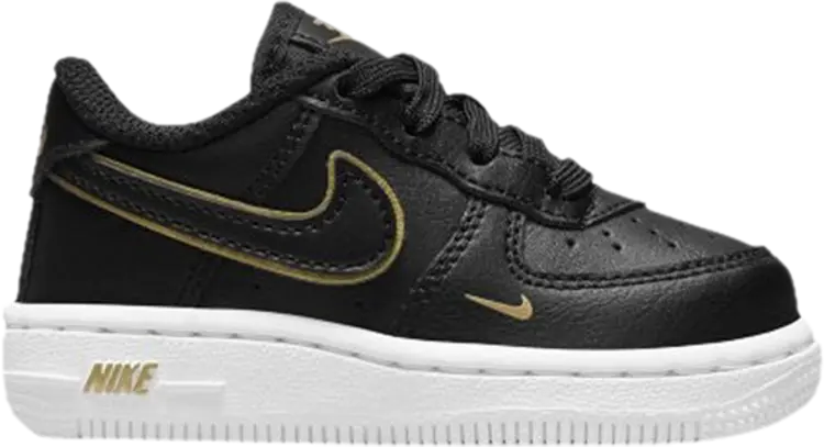 

Кроссовки Nike Force 1 LV8 TD 'Metallic Swoosh Pack - Black', черный