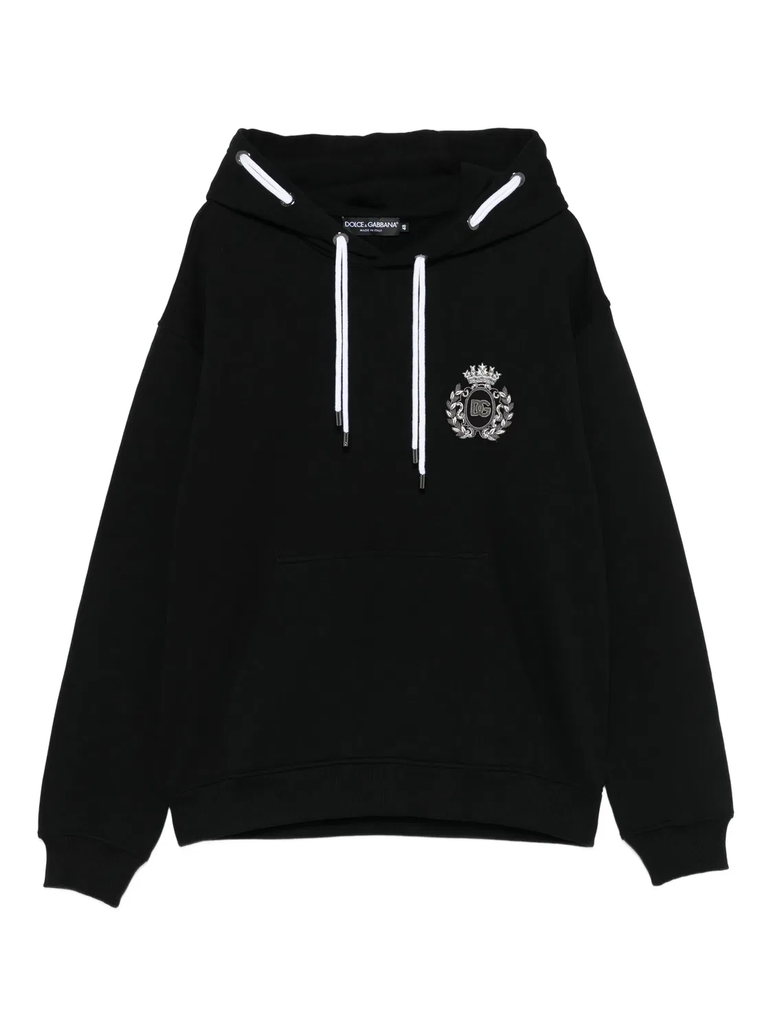 Вышитый худи Dolce & Gabbana, черный