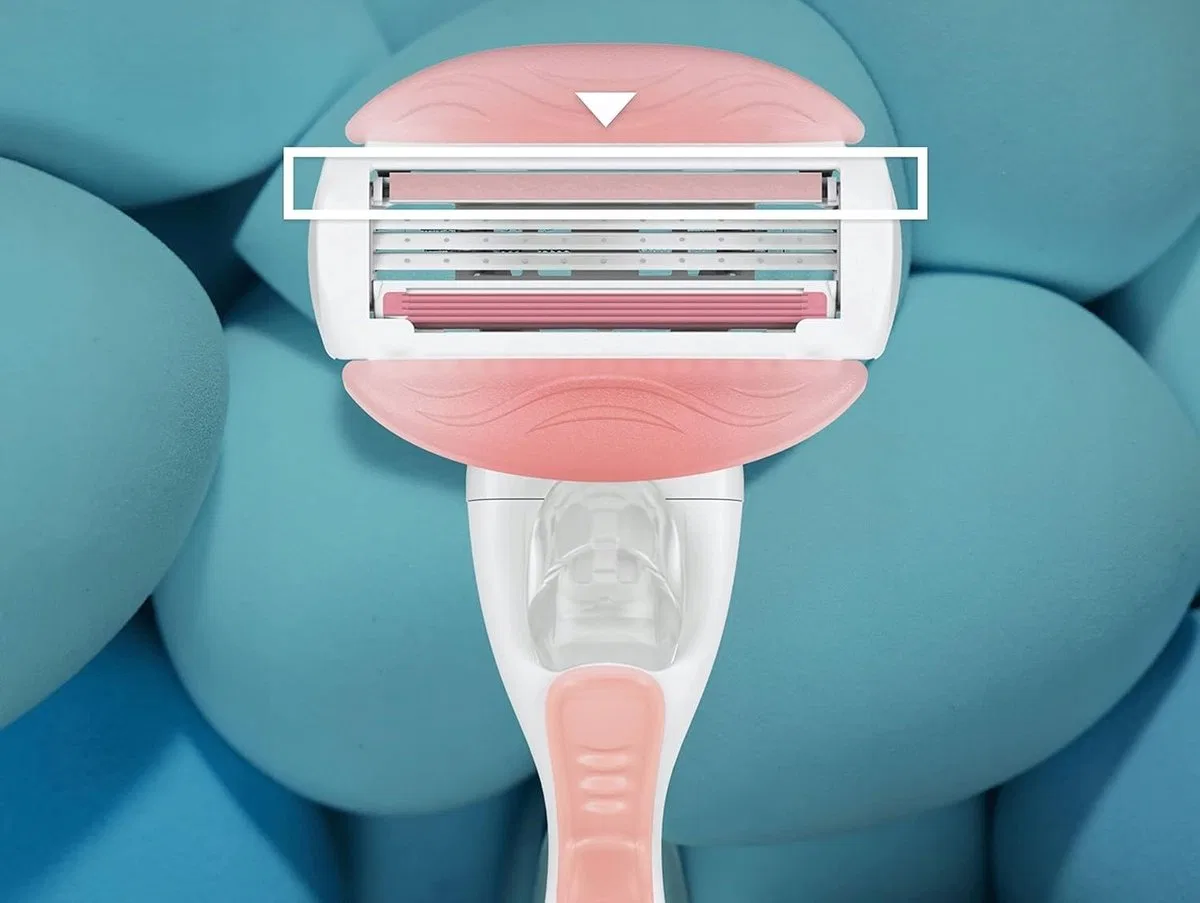 Сменные лезвия для женской бритвы 10 шт ComfortGlide Spa Breeze Gillette, White — фото 3