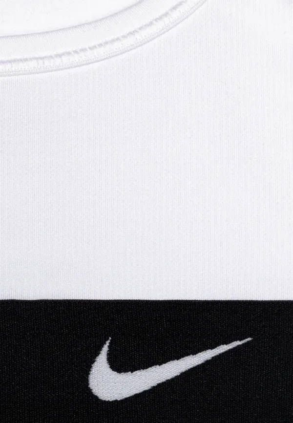 Спортивный бюстгальтер без косточек Df one bra Nike Performance, White/Black, белый/черный — фото 3