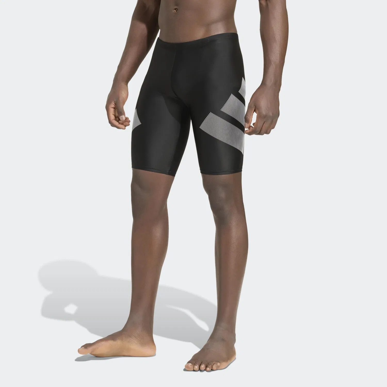 Мужские плавательные джаммер-шорты с логотипом Adidas Performance, Black