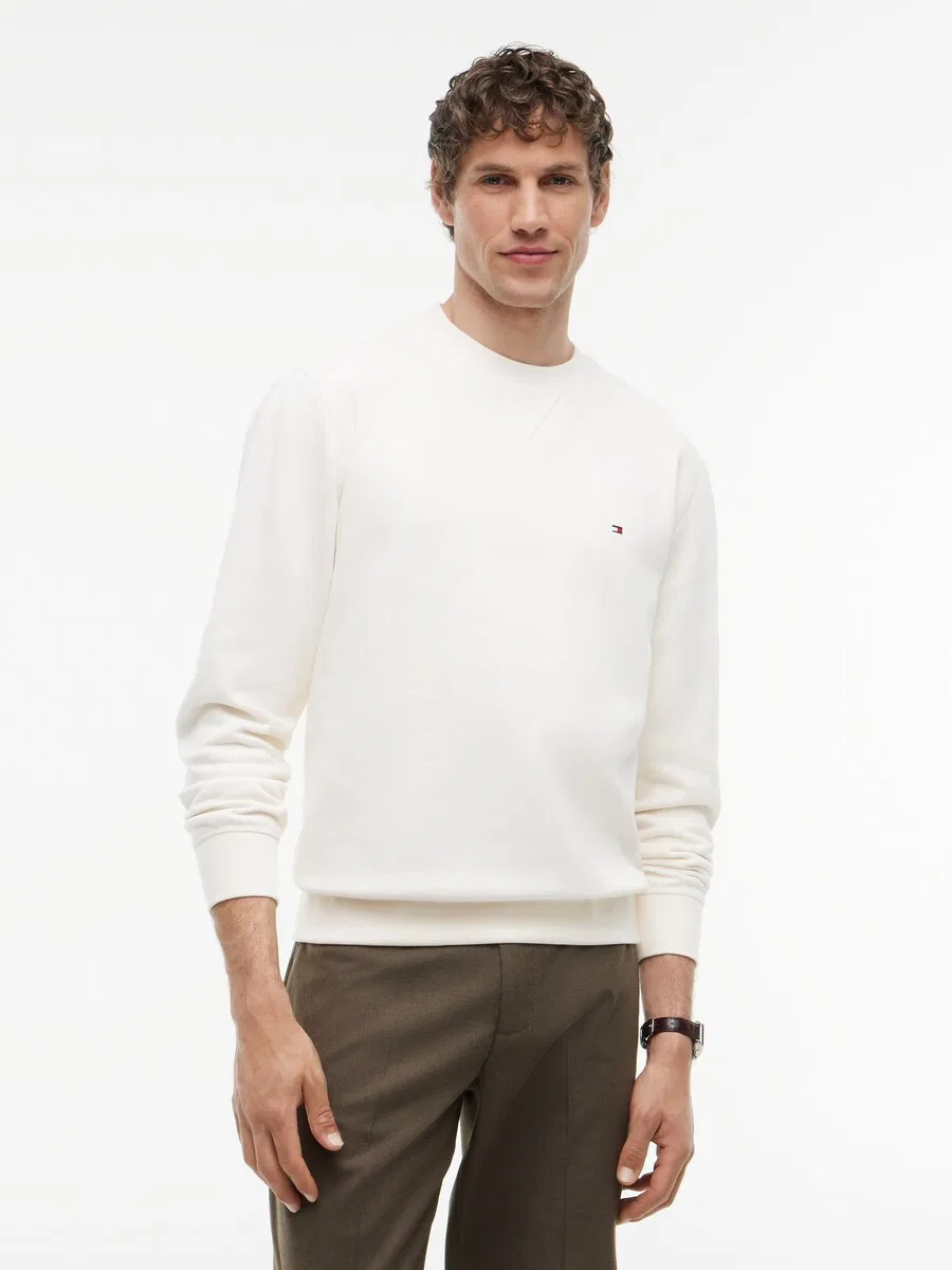Толстовка TOMMY HILFIGER 'Ess Seasonal' белого цвета — фото 2