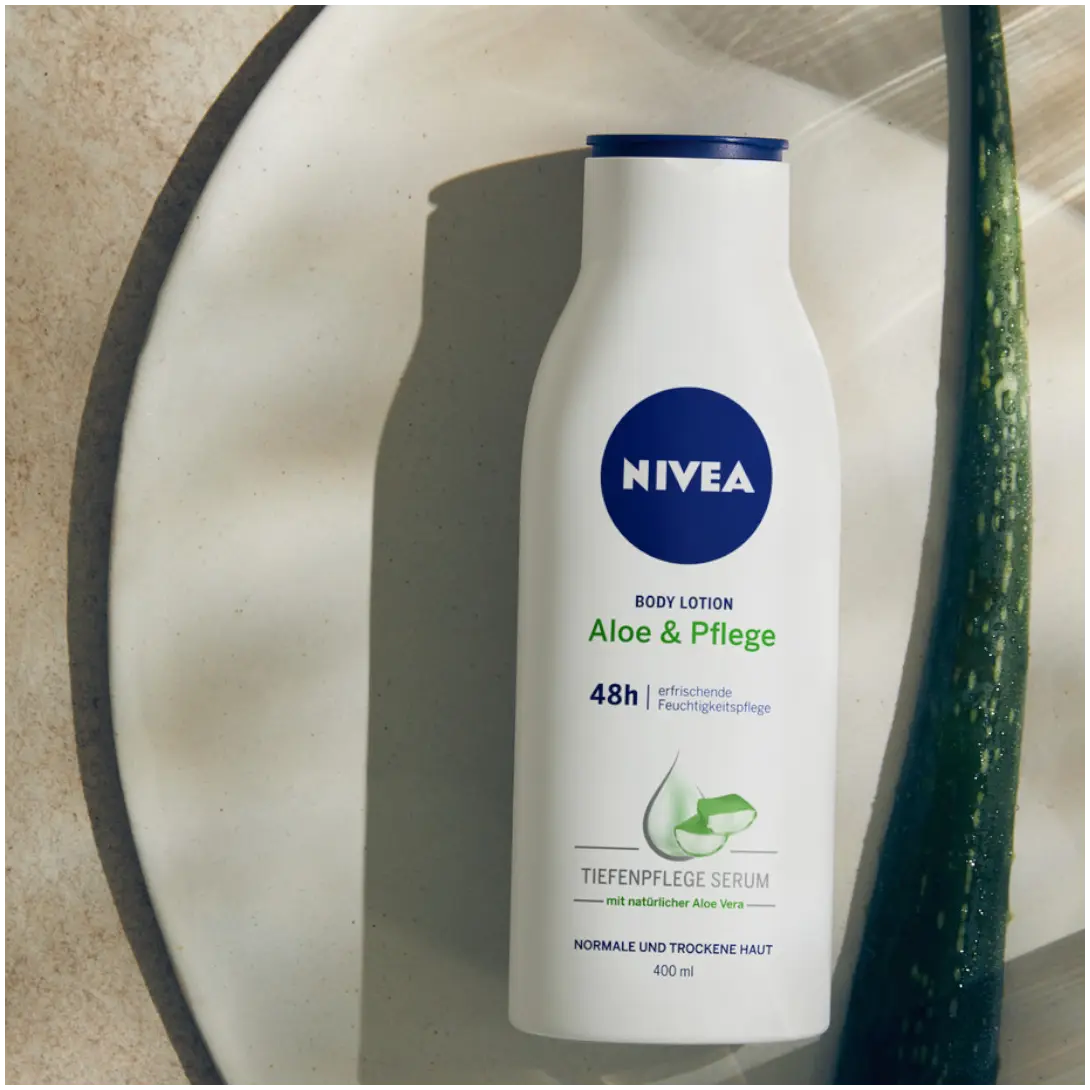 Nivea успокаивающий лосьон для тела с алоэ вера, 400 мл — фото 4