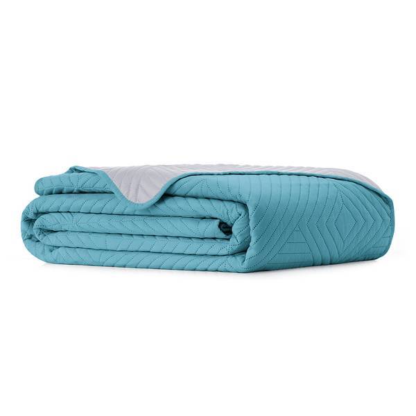

Покрывало FLHF Lofta, 170x1x210 см цвет blau/grau