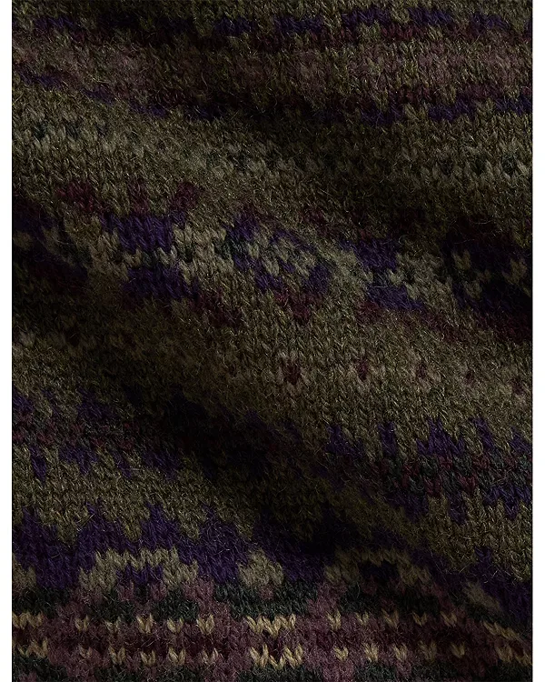 Детское платье для девочек с принтом Fair Isle Ralph Lauren, мультиколор — фото 3