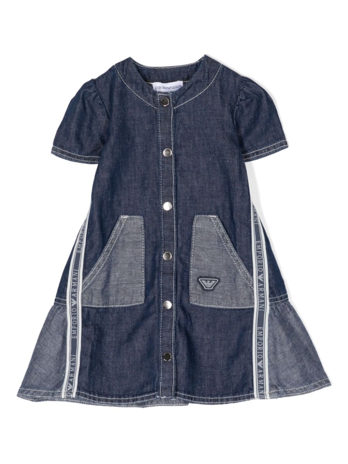 

Джинсовое платье Emporio Armani Kids, синий