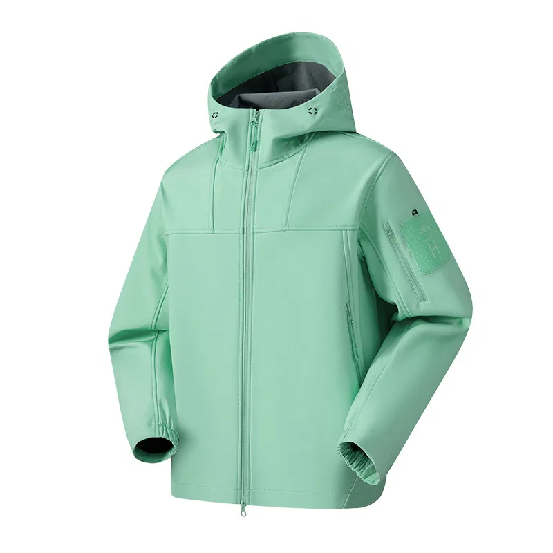 Детский ветрозащитный плащ с капюшоном JEEP SPIRIT, Jelly Green
