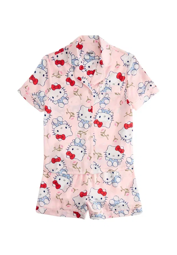 Пижамный комплект с Hello Kitty Marks & Spencer, Light Pink Mix, светло-розовый