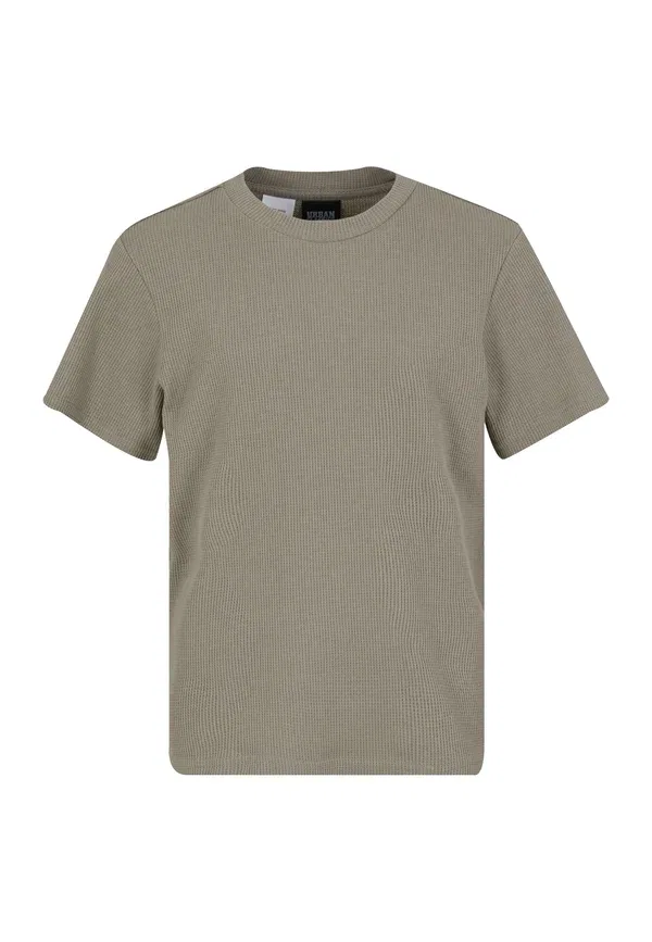 Футболка хлопковая Waffle tee Urban Classics, Paleolive