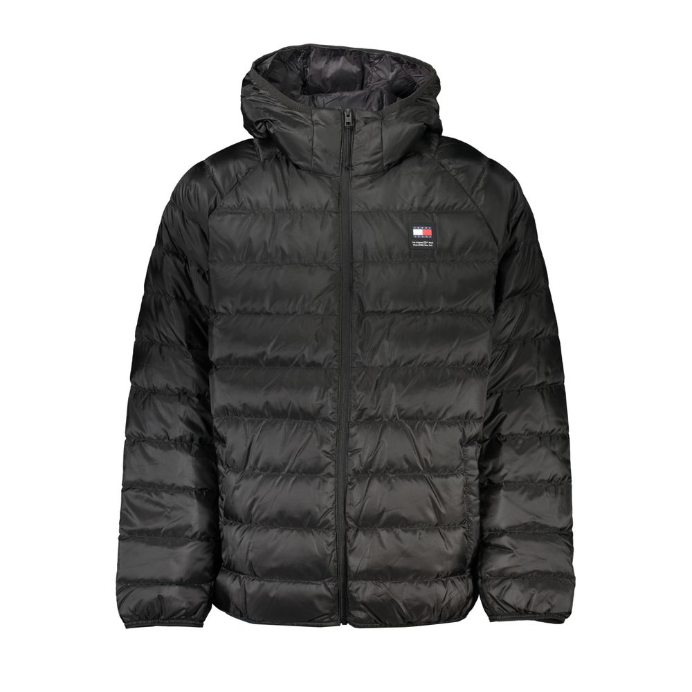 

Элегантная черная куртка с капюшоном Tommy Hilfiger