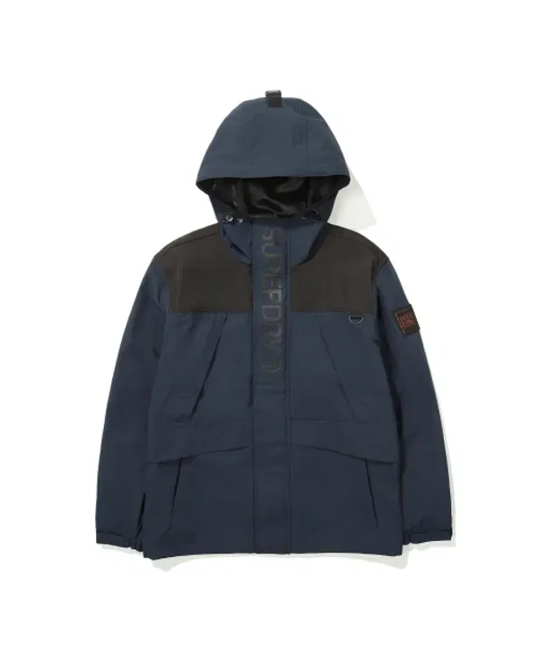 Ветрозащитная куртка Signature Windcheater, Superdry, темно-синий