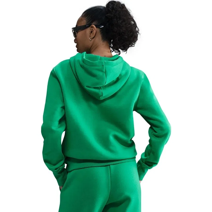 Женский свитшот с капюшоном из флиса Phoenix Fleece Nike, Зеленый — фото 2
